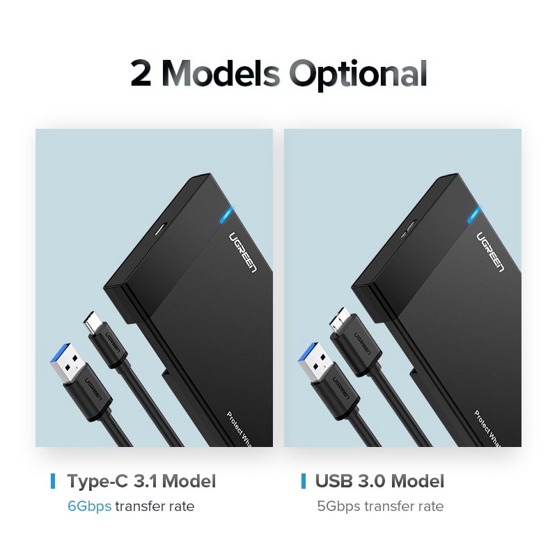 Vỏ ổ cứng HDD SATA 2.5 inch 6TB cổng type-C chất lượng cao | BigBuy360 - bigbuy360.vn