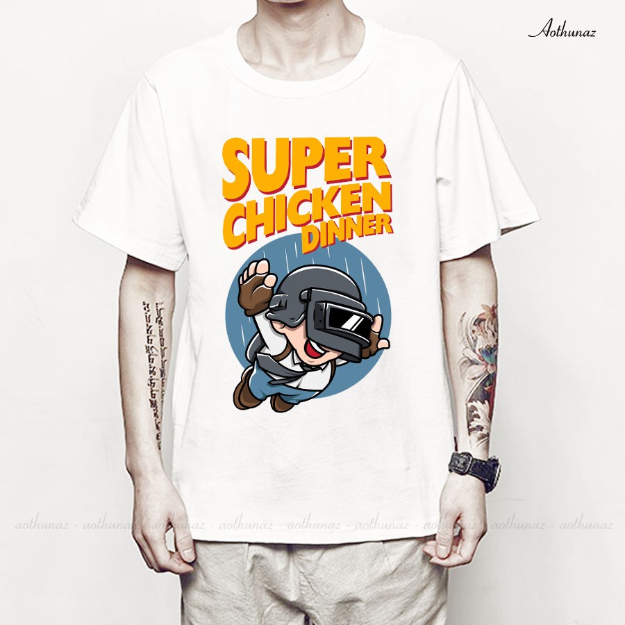 Áo thun PUBG Mobile Battlegrounds - Form rộng Cotton Thái M1118