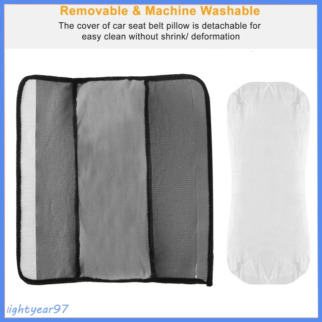 Gối Đệm Cổ Gắn Dây Đai An Toàn Xe Hơi Bằng Vải Bông Dễ Thương Tùy Chỉnh Cho Bé