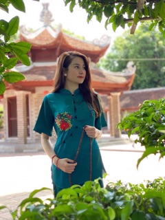 Bộ đi chùa chất lụa đẹp