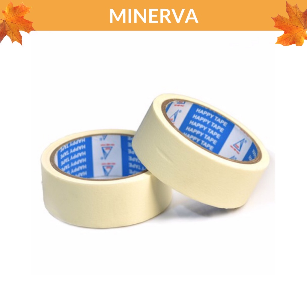 [THỦ CÔNG] Băng keo giấy cố định tranh vẽ, chặn màu nước 23mm