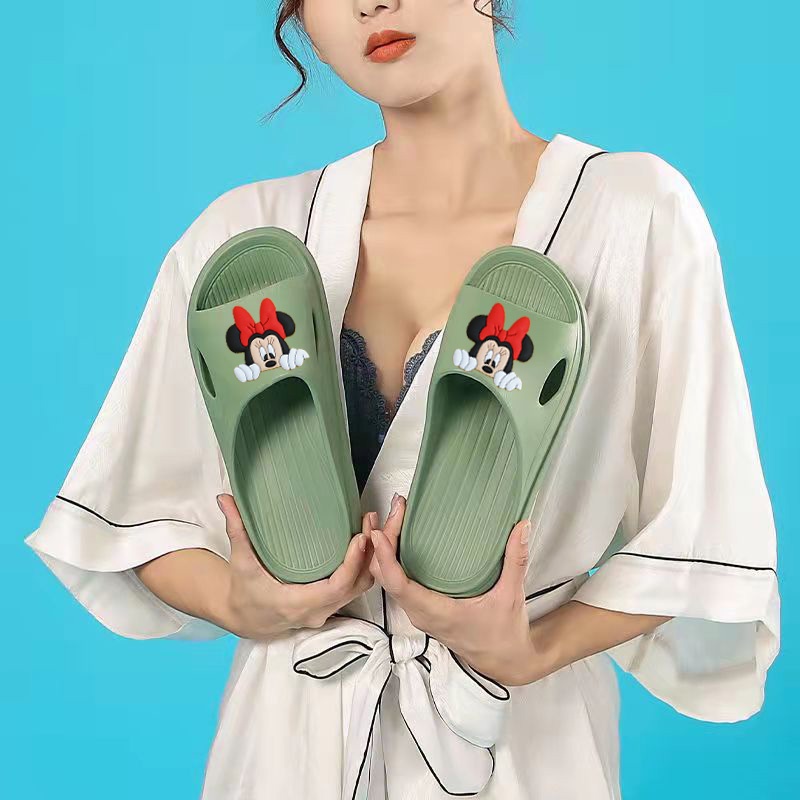 Dép Đi Trong Nhà Tắm Đế Mềm Chống Trượt Thời Trang Mùa Hè Cho Cặp Đôi