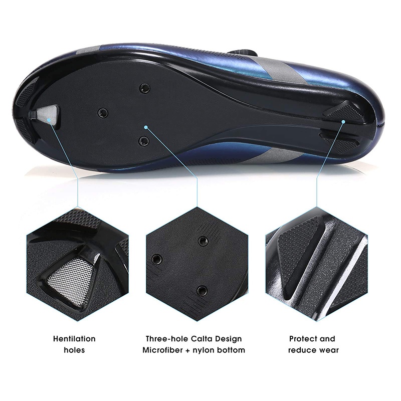 Santic Giày Đạp Xe Nam Đường Đi Xe Đạp Cleats Giày Tương Thích SPD Xe Đạp Cleats Giày Thoáng Khí Giày Đạp Xe Nữ KS20019