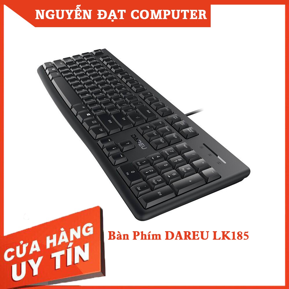 Bàn phím giá rẻ DAREU LK185 Có Dây - Phím mỏng dễ sử dụng - Sản phẩm dành cho văn phòng