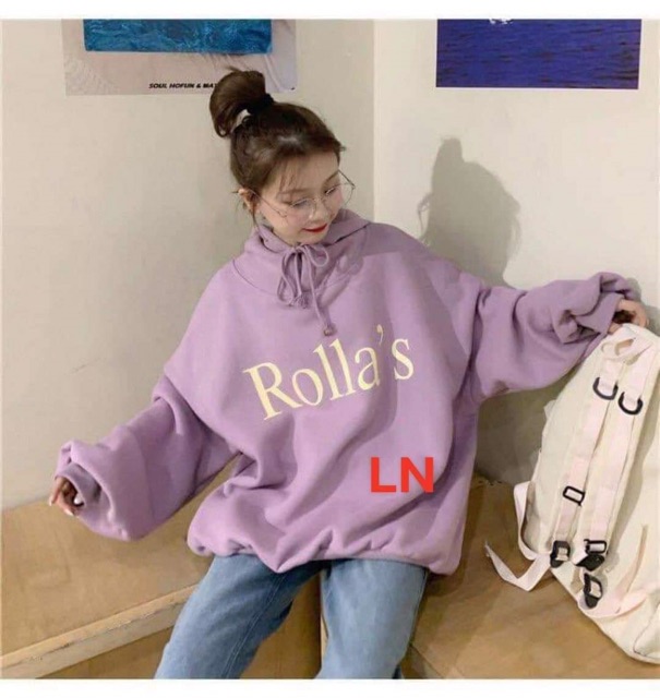 Áo hoodie nỉ bông Rolla’s