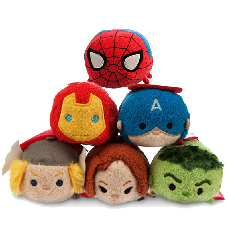 Marvel Anh hùng Biệt đội siêu anh hùng Mô Hình Nhân Vật -Spider Man,Iron Man,Captain America, Black Panther, Batman &amp; Groot