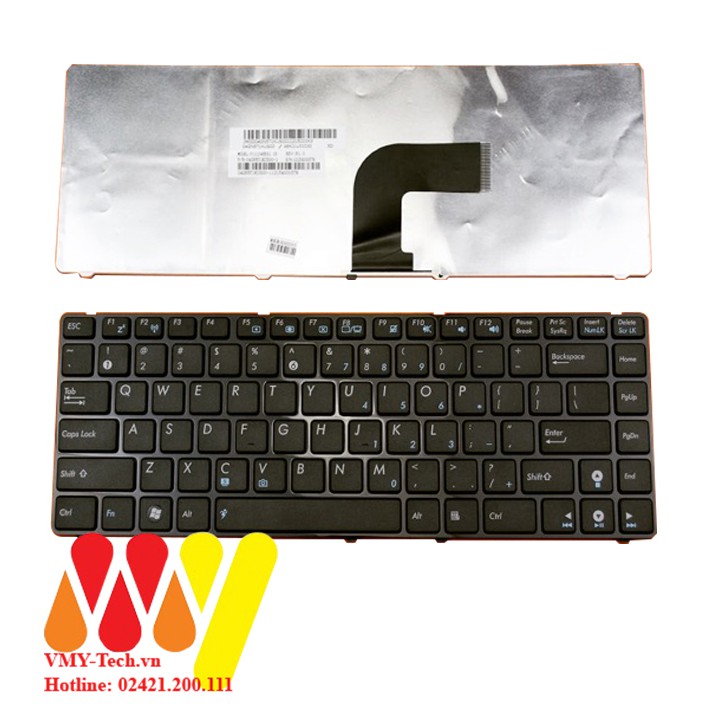 Bàn phím laptop ASUS A43s - Cáp cong NEW 100%