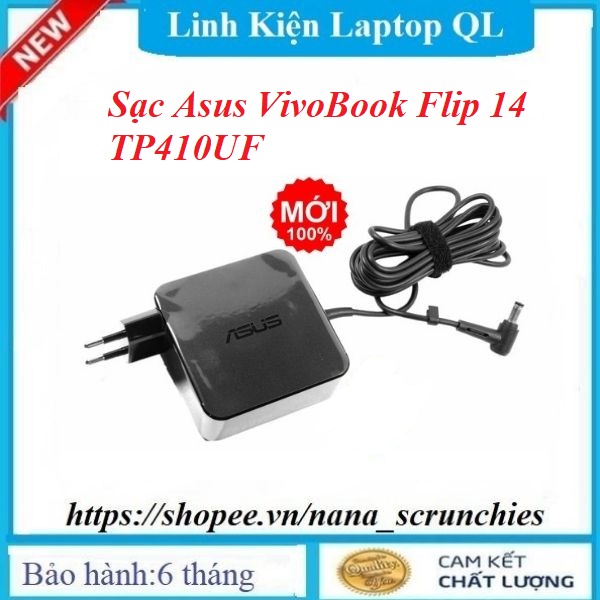 Sạc Adapter Laptop Asus VivoBook Flip 14 TP410UF