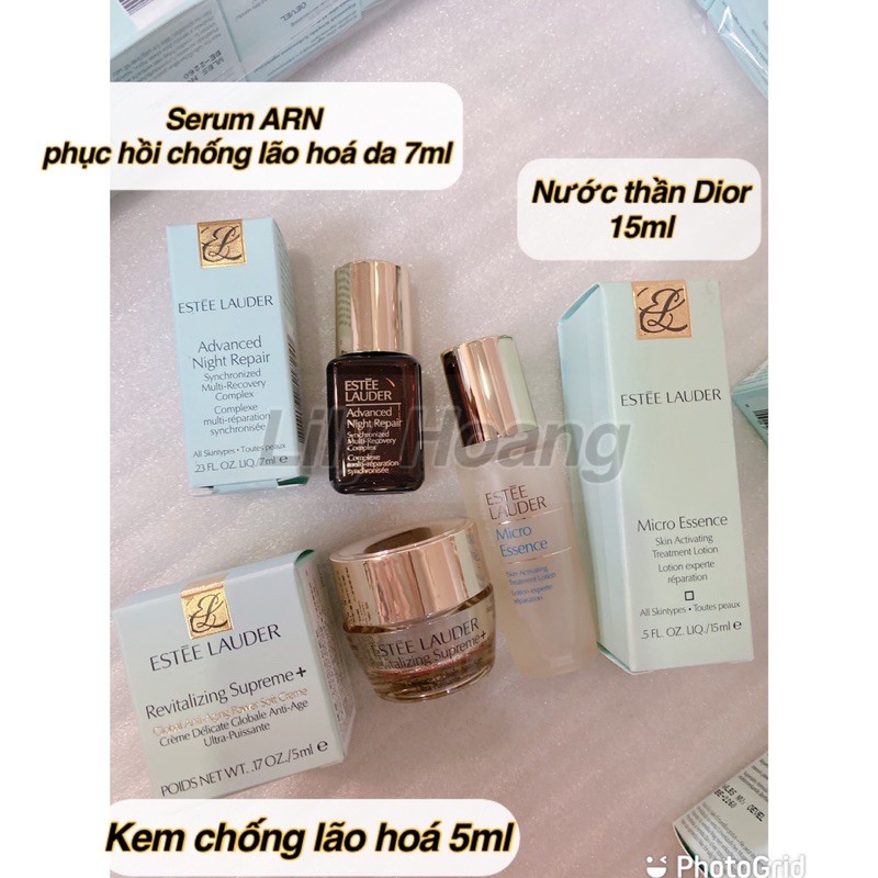 Set 3 SP dưỡng da chống lão hoá Estee lauder mini