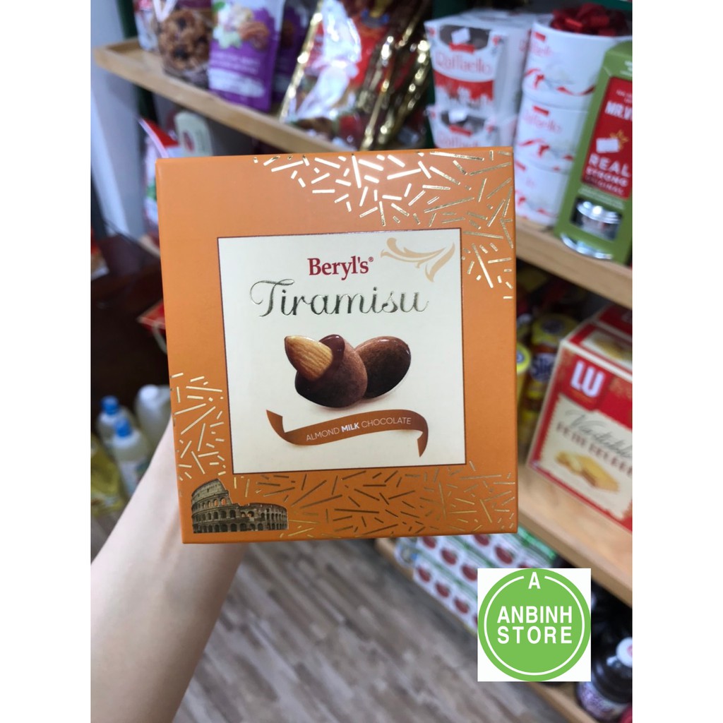 Kẹo Socola Tiramisu Almond Milk 100g