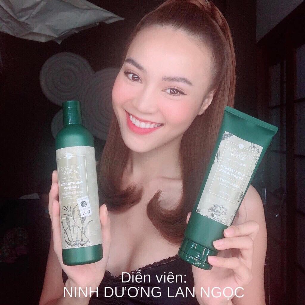 Bộ Dầu Gội Weilaiya Chính Hãng, Giảm Rụng, Kích Mọc Tóc, Gội Xả Size (400+250)ml | BigBuy360 - bigbuy360.vn