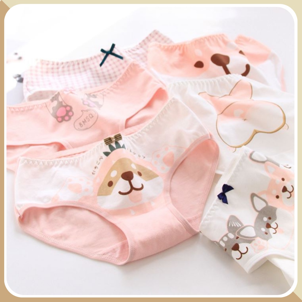 Quần chip dành cho nữ cotton thấm hút mồ hôi, kháng khuẩn, co giãn 4 chiều - cogi