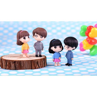Cặp đôi chibi trang trí tiểu cảnh, stellariva