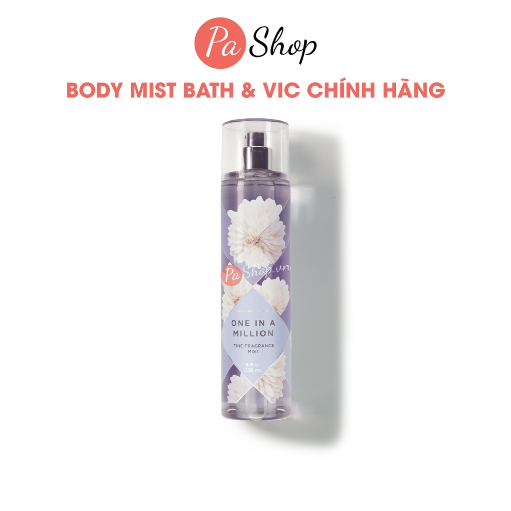 Body mist One In A Million xịt thơm toàn thân