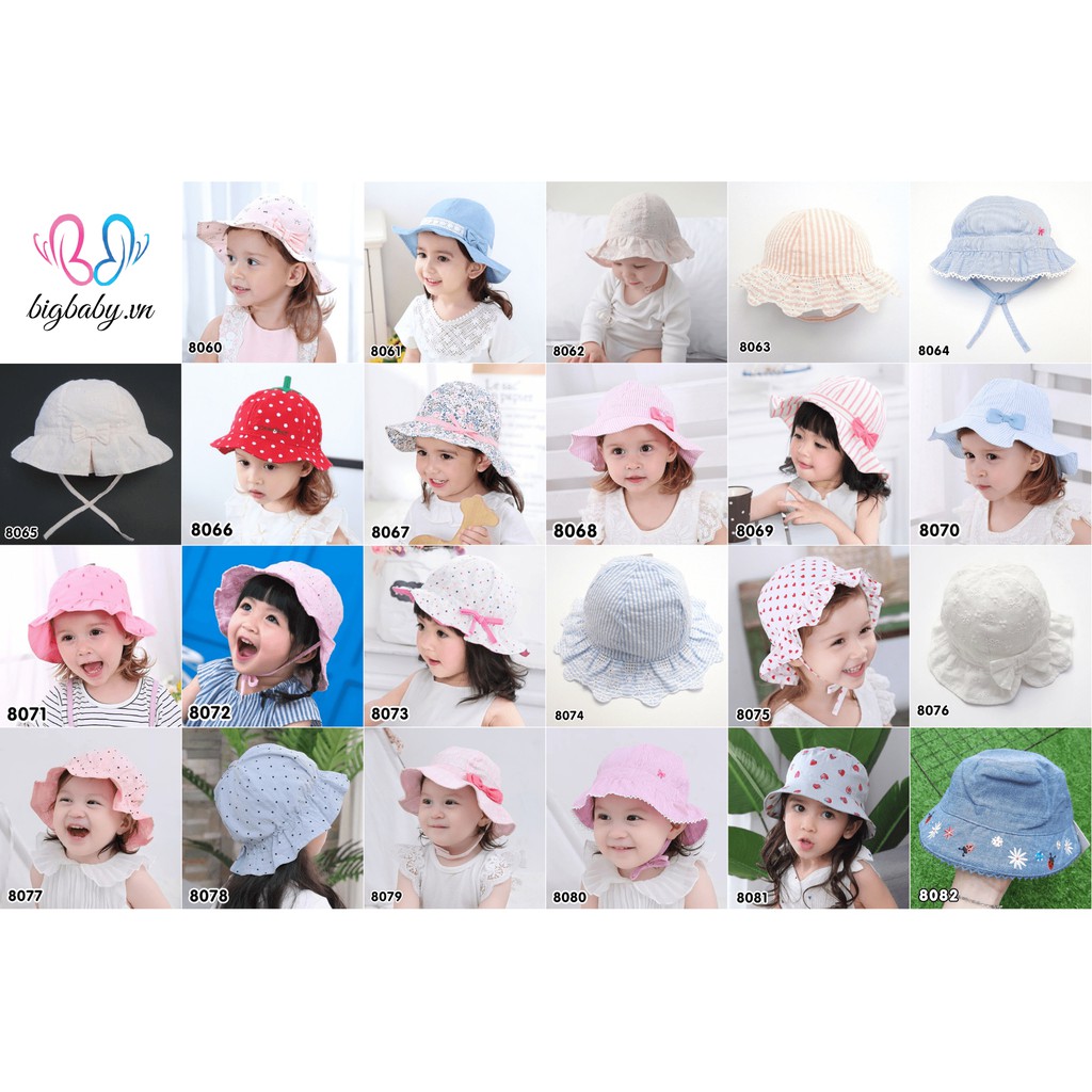 NÓN VÀNH BÉ GÁI NHIỀU MẪU DỄ THƯƠNG MILLER (2)