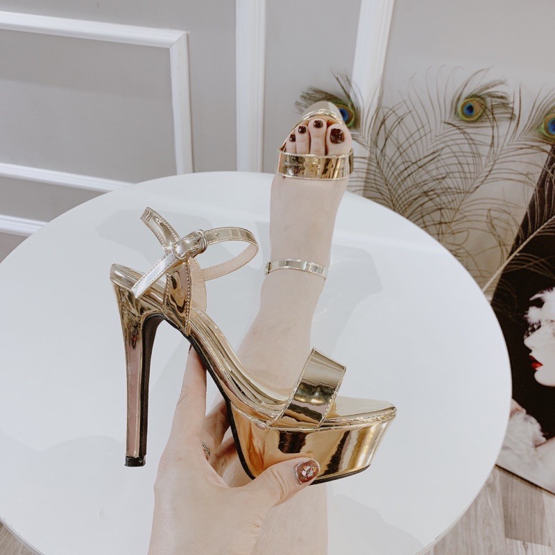 HÀN CÓ SẴN Sangdal cao gót đúp đế cao 12cm