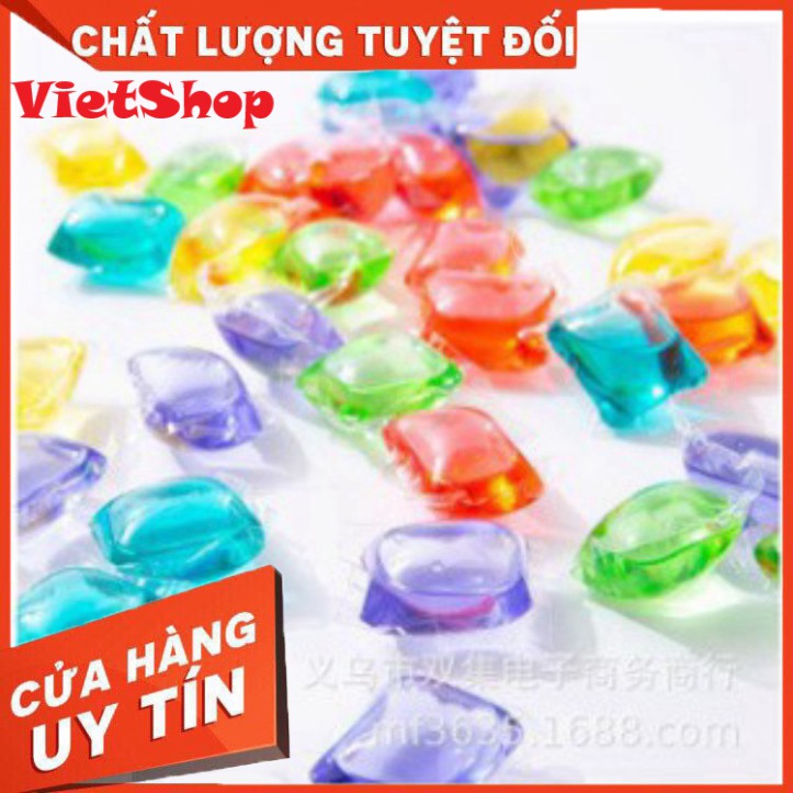 💕Bán Giá Sỉ💕 Hộp 30 Viên Xả Quần Áo Hàng Nội Địa Trung, Siêu Sạch, Loại Bỏ Tất Cả Các Vết Bẩn Kho Tan - VietShop