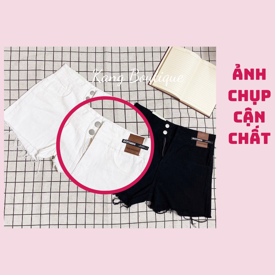 Quần short jeans nữ bigsize quần đùi ỐNG RỘNG LƯNG CAO rách gấu mặc ở nhà Kang Boutique Mã QD002 | BigBuy360 - bigbuy360.vn