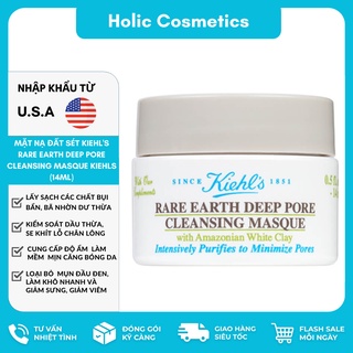 Mặt nạ đất sét kiehl.s rare earth deep pore cleasing masque 14ml | mask kiehls