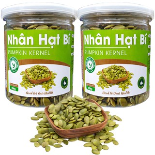 Combo 2 Hũ Nhân Hạt Bí Xanh Ấn Độ Tốt Cho Sức Khỏe Hiệu SK FOOD - Mỗi Hũ 250G