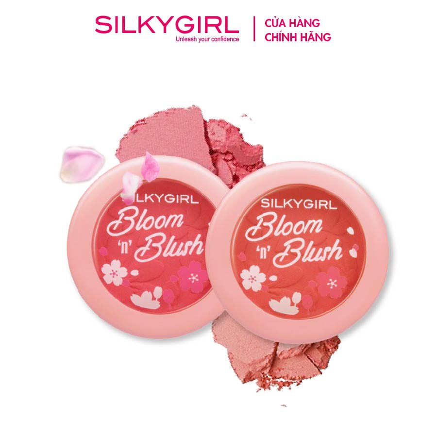 Phấn Má Hồng Silkygirl Bloom 'N' Blush 3g