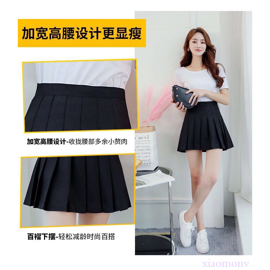Chân váy chữ A xếp ly phong cách Hàn Quốc trẻ trung cho nữ | BigBuy360 - bigbuy360.vn