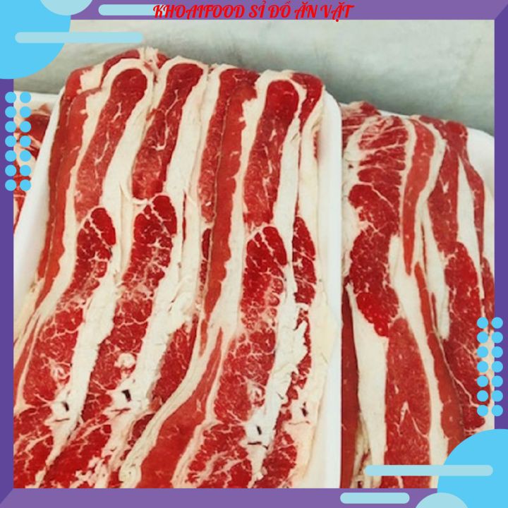 Ba chỉ bò mỹ 500gr thả lẩu cuộn ngon (sỉ-lẻ) | BigBuy360 - bigbuy360.vn
