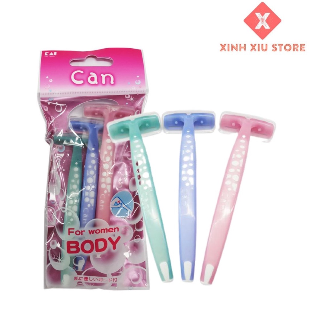 Set 3 Dao Cạo KAI Cho Nữ For Women Body