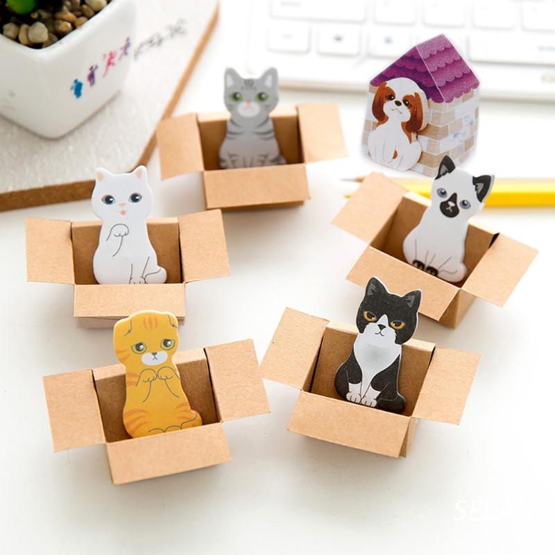 Giấy Ghi Chú Đánh Dấu Trang Sách Hình Mèo Hello Kitty Dễ Thương