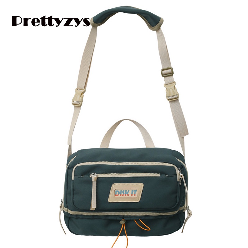 Túi đeo chéo Prettyzys phong cách Hàn Quốc 2022 sức chứa lớn 14 inch cho sinh viên đại học