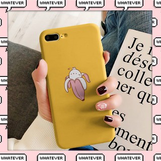 Ốp lưng thời trang in hình Thỏ chuối cho IPHONE