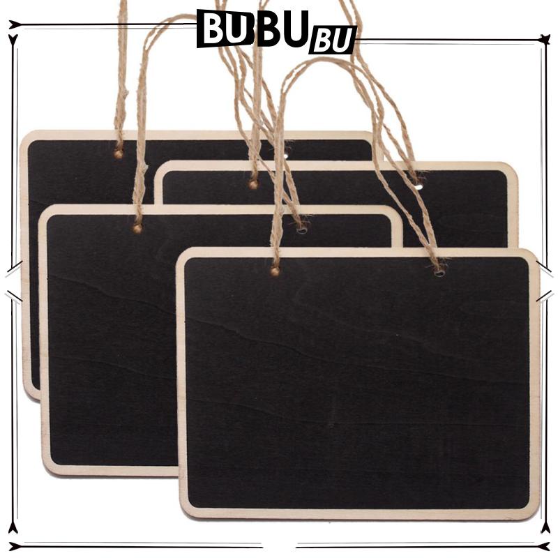 Bộ 4 bảng đen mini bằng gỗ treo tường # 1