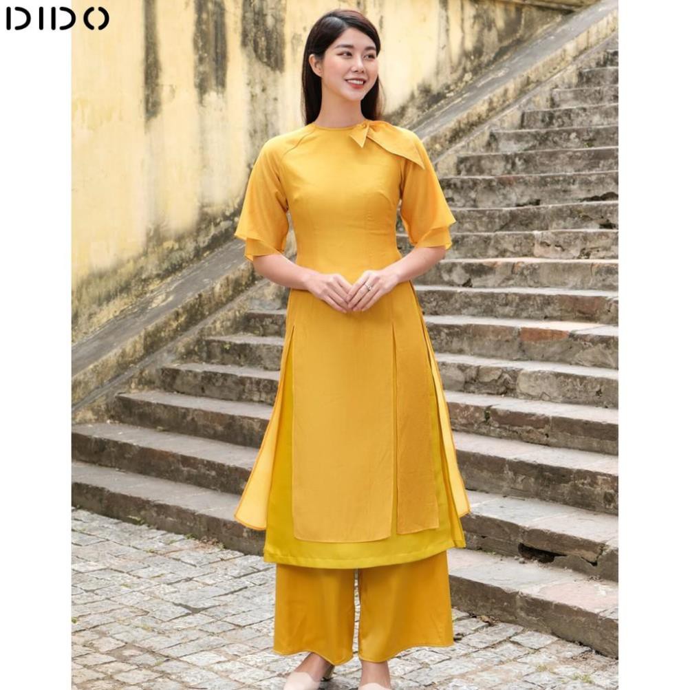 Áo Dài Tứ Thân Nữ Nơ Cổ DIDO Hàng Thiết Kế Chính Hãng Lỗi 1 đổi 1 Trong 7 Ngày