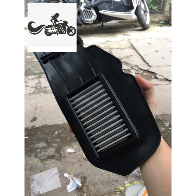 Lọc Gió Thép Độ Cho Xe Tay Ga Honda Trên 125Cc Airblade Vario Click Pcx Sh Mode Vệ Sinh Được Xài Vĩnh Viễn