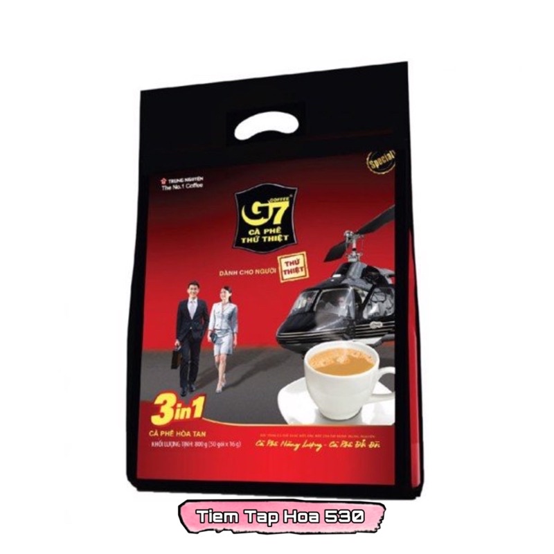 Cafe Sữa G7 3in1 bịch 48+ 3 gói x 816g