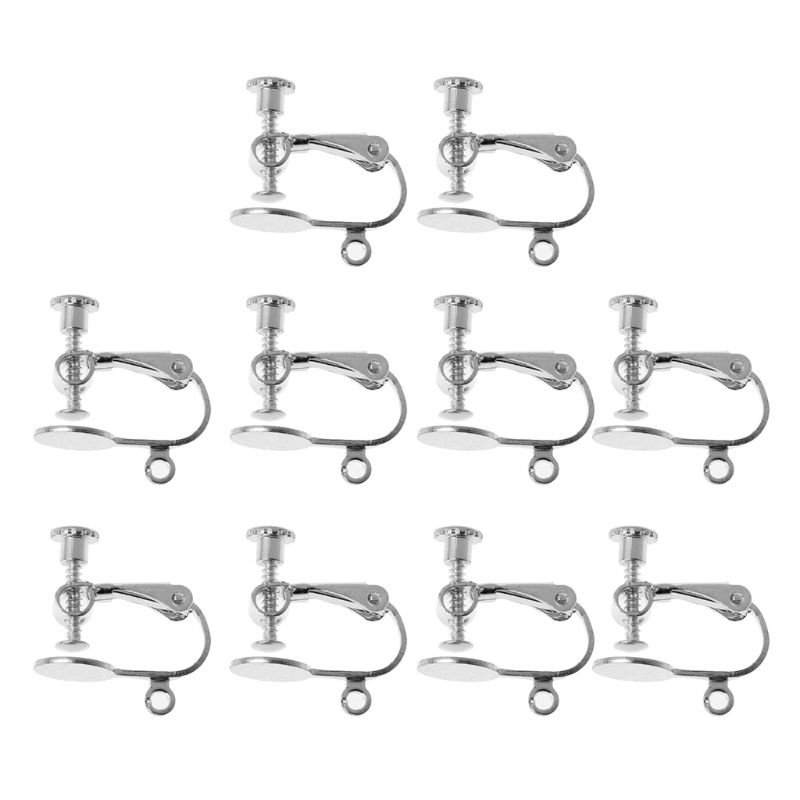 Sa Kẹp Chuyển Đổi Mạ Làm Bông Tai Thủ Công Diy Chất Lượng Cao