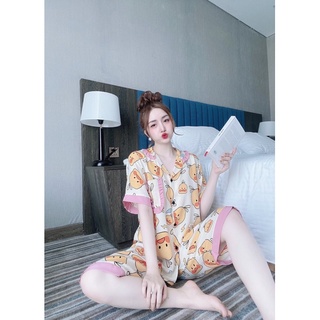 [ BIGSIZE] Bộ ngủ bigsize lụa Mango mịn lửng 60-75kg