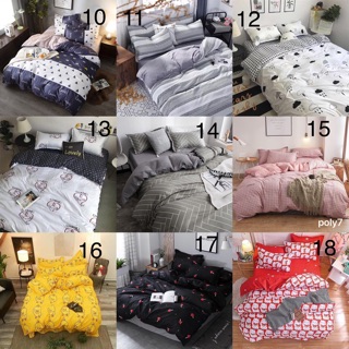 Chăn ga cotton polly set 4 món hàng nhập
