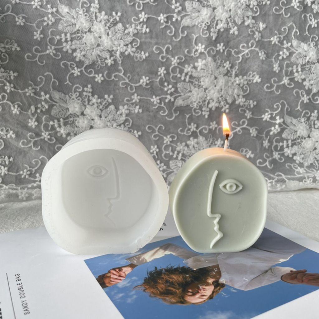 1 Khuôn Làm Nến Hình Chân Dung Sáng Tạo Thời Trang DIY