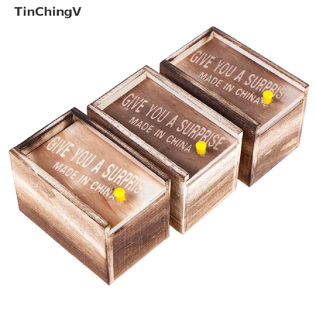 [TinChingV] Hộp Gỗ Đựng Côn Trùng Chơi Khăm Sóc Giống Thật