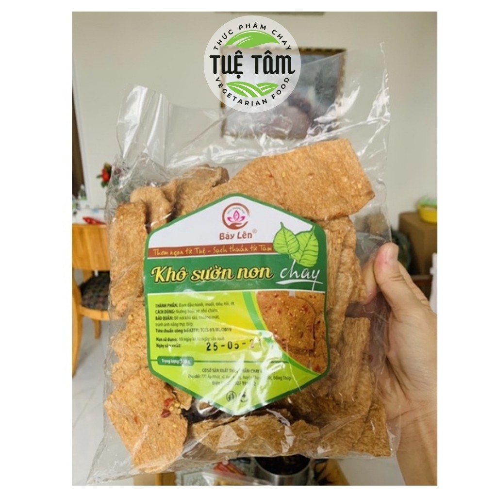 Sườn non chay, sườn chay Bảy Lên 500g phục vụ ăn chay.