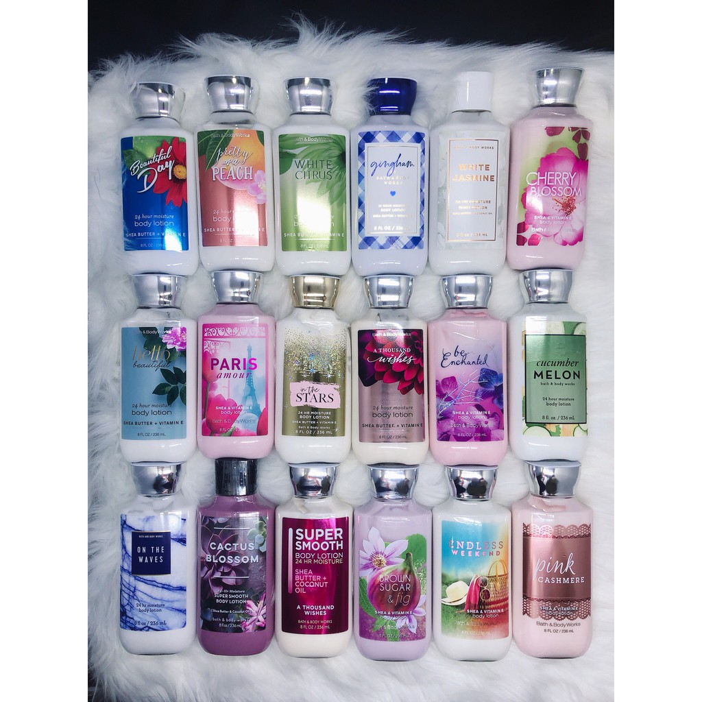 SỮA DƯỠNG THỂ BATH & BODY WORKS ĐỦ MÙI 236ML