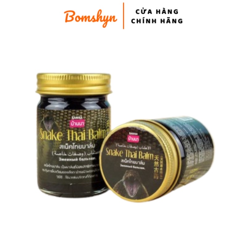 Dầu cù là CON RẮN Snake Thai balm 50gam