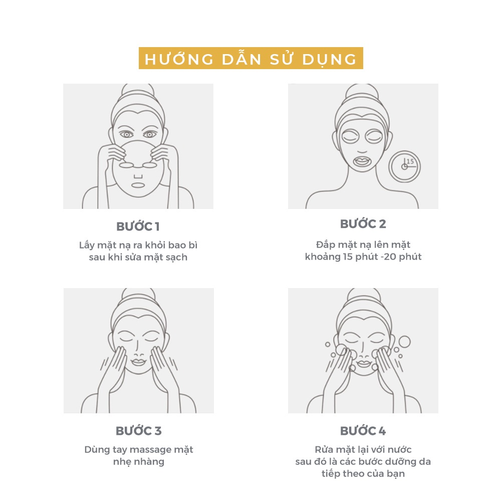 Mặt nạ tinh chất tế bào gốc Nature Beauty Ampoule Mask Hàn Quốc - MN01