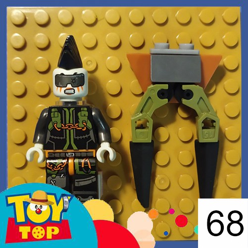 [Một con] Non - lego Ninja : Minifigure Ninjago hàng cũ 2nd tổng hợp 4 ( ảnh nào có vũ khí sẽ có kèm vũ khí nha)