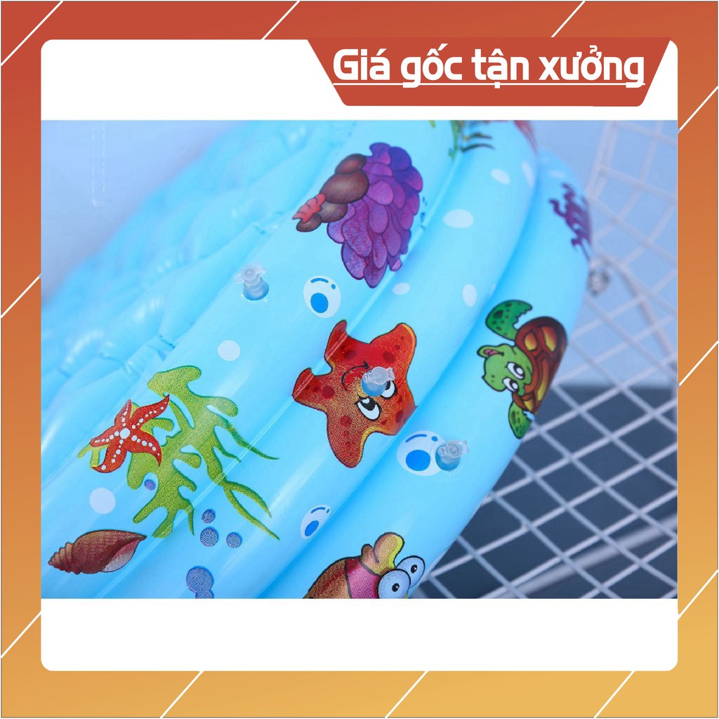 Bể Bơi Phao 3 Tầng Cho Bé (90cm x 26cm) + Bơm Điện 2020