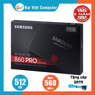 Ổ cứng ssd samsung 860 pro 512gb 2.5" sata iii
