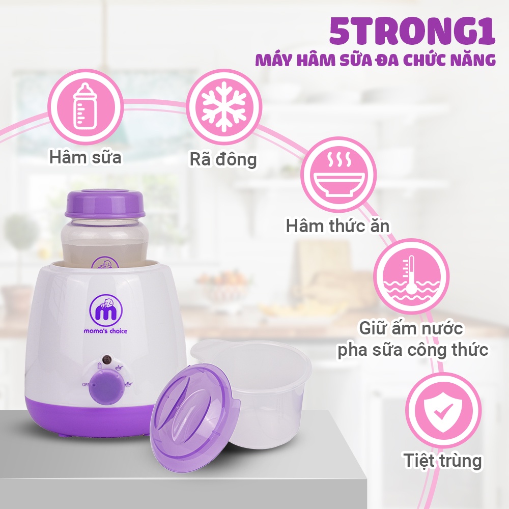 Máy Hâm Sữa Siêu Tốc Đa Chức Năng Mama's Choice