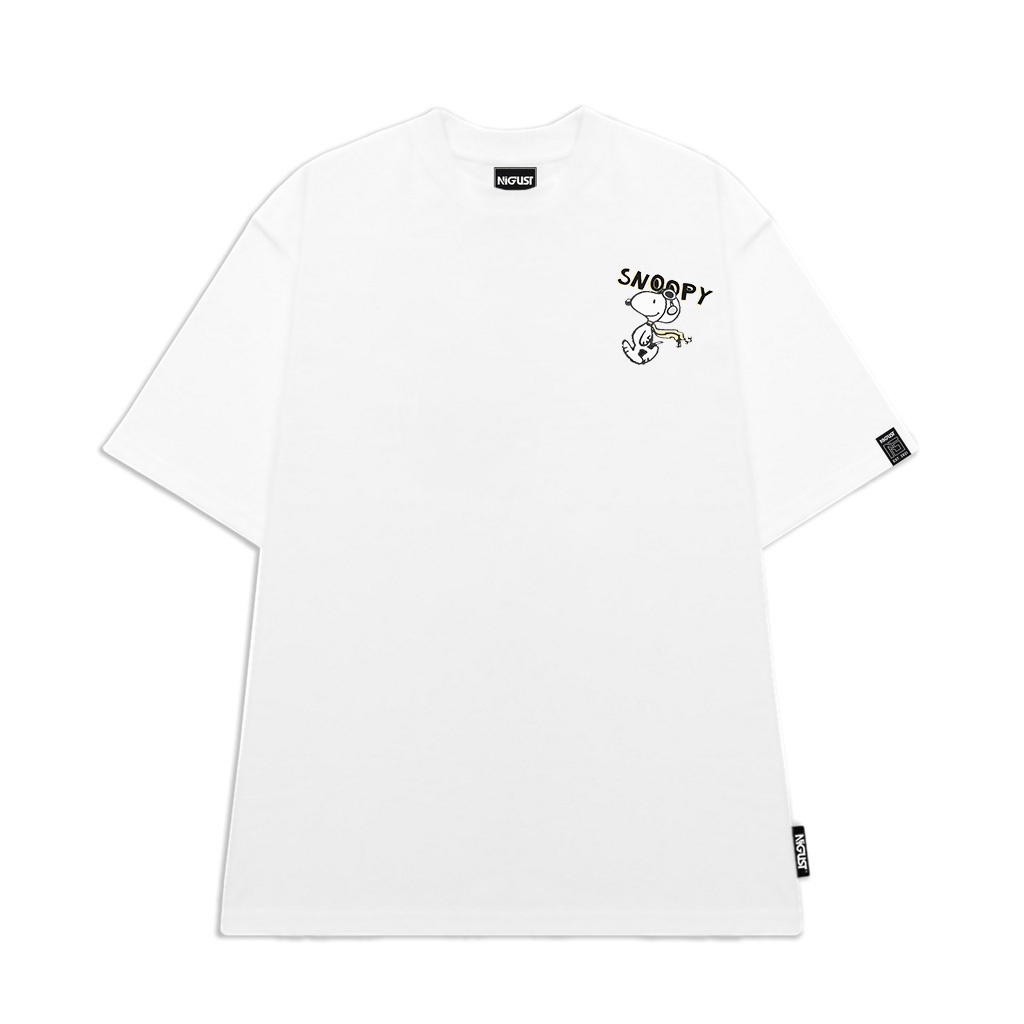 Áo thun snoop dogg unisex form rộng đôi nam nữ , áo thun local brand chính hãng full tag Nigust N223