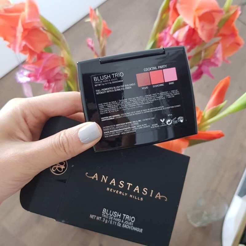 Bảng Phấn Má ANASTASIA BEVERLY HILLS BLUSH TRIO PALETTE - Cocktail Party
